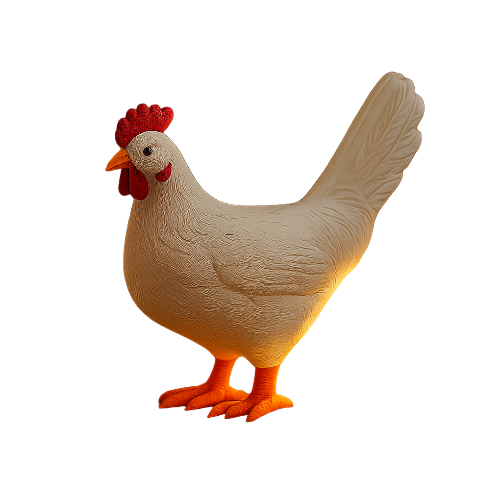 CluckGlow Chicken Lamp – USB Funny Night Light