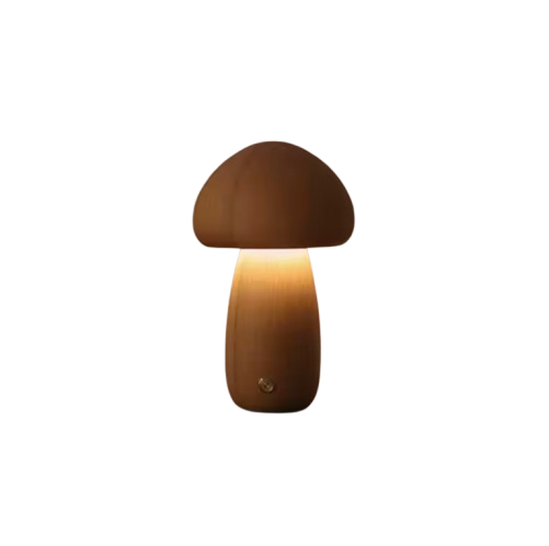 Wooden Mushroom Lamp – Braylen Glow