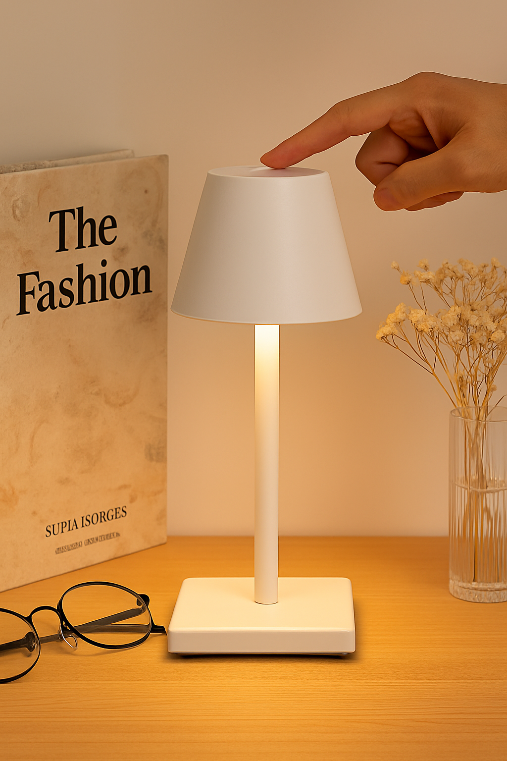 NoirGlow™ – Sleek Wireless Touch Lamp – Braylen Glow