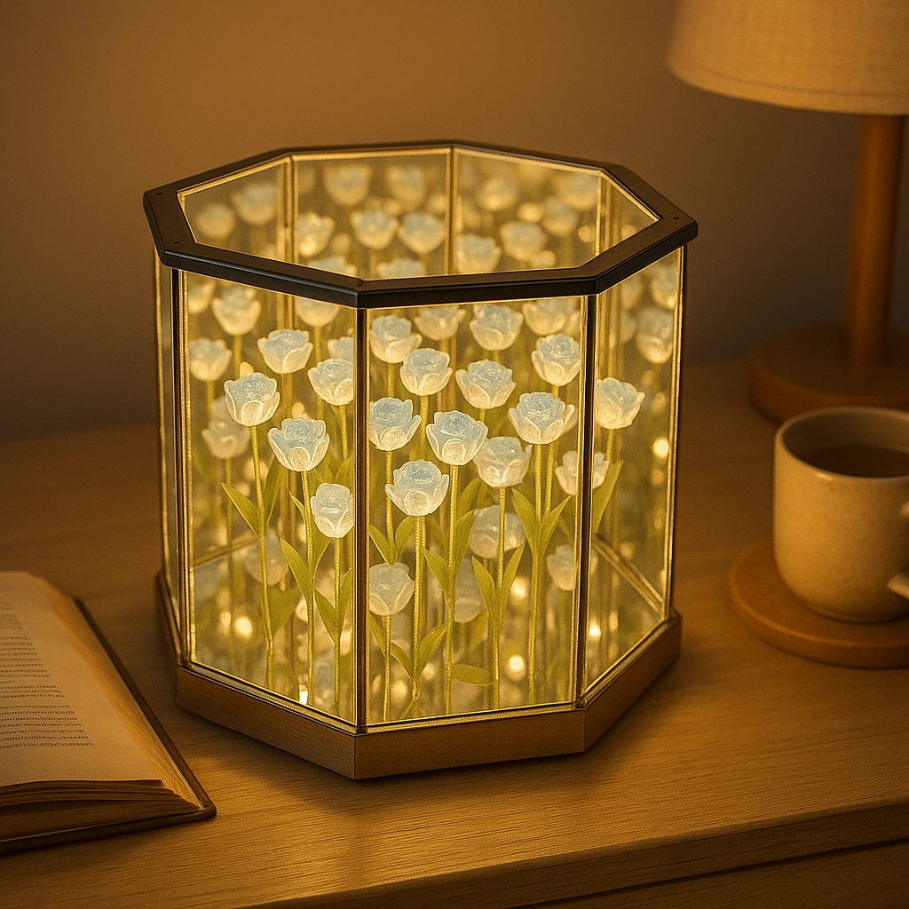 DIY Tulip Mirror Cube Lamp – Braylen Glow