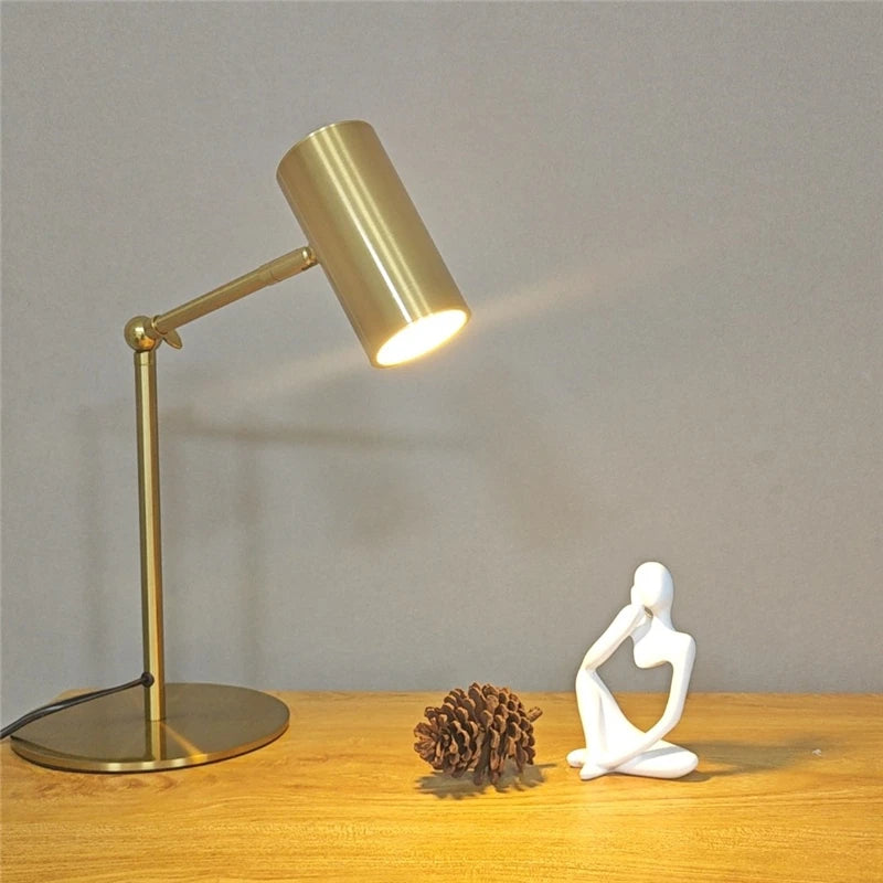 Golden Focus™ – Minimalist Study Desk Lamp – Braylen Glow
