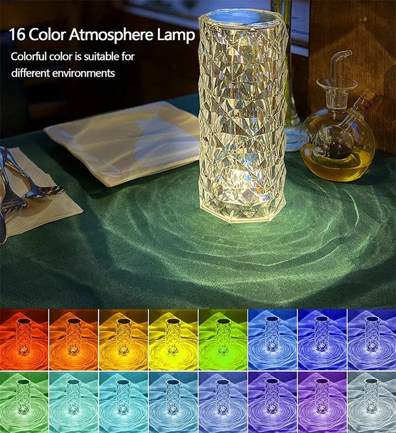Crystal Aura Touch Lamp – Braylen Glow