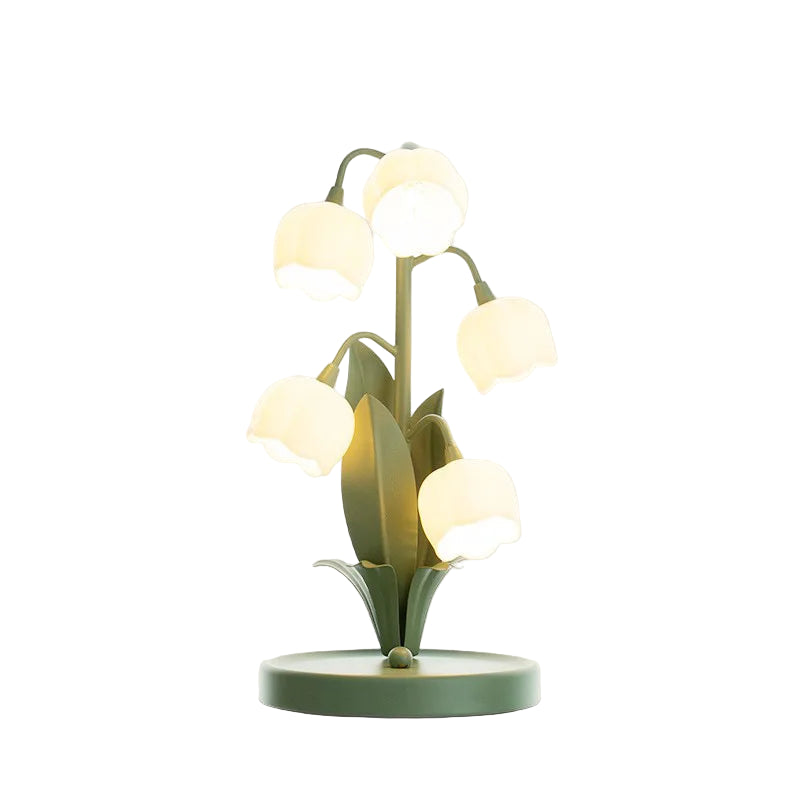 LED Floral Table Lamp | Tulip-Inspired Design | Warm & Ambient Light