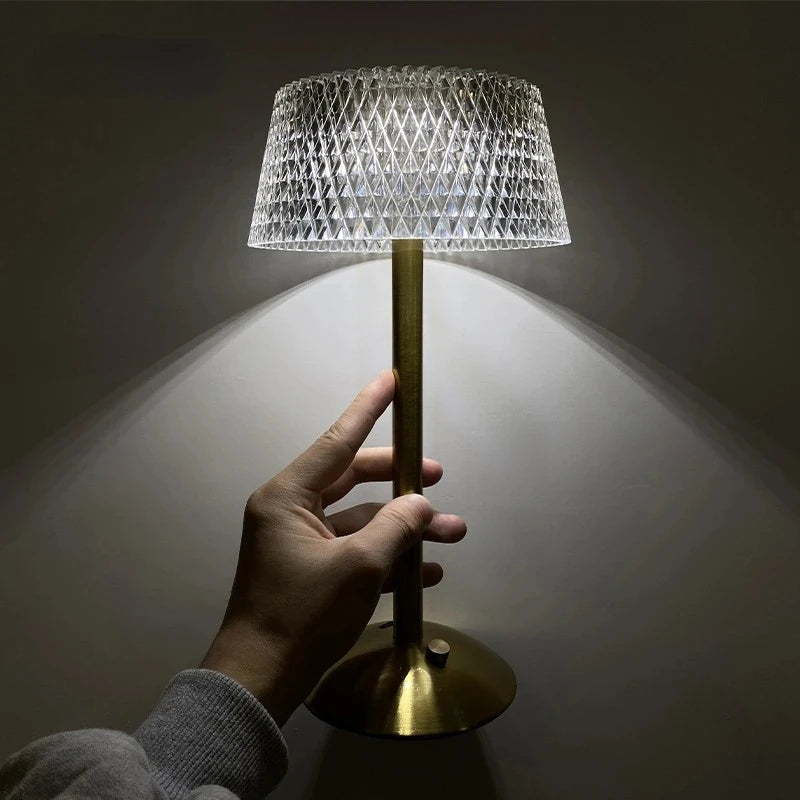Golden Touch Crystal Lamp – Braylen Glow