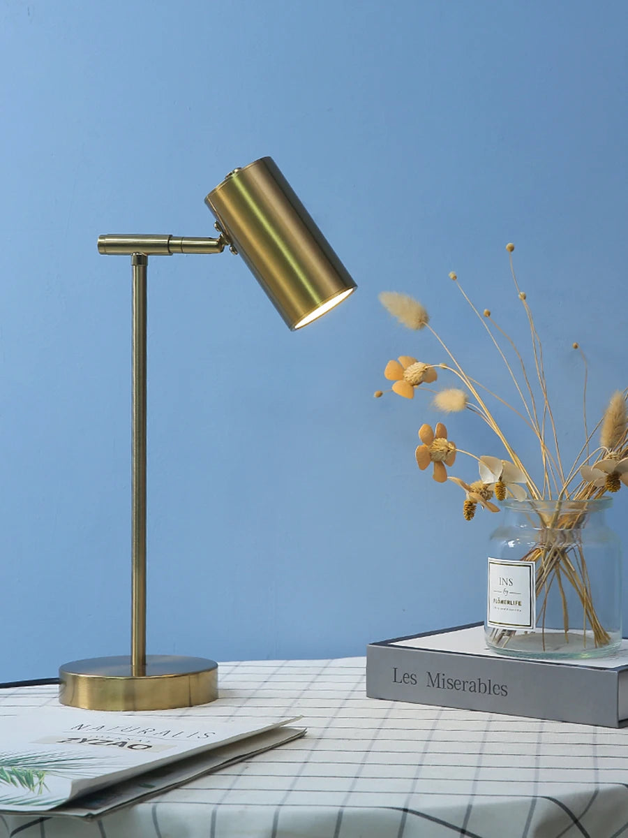 Golden Focus™ – Minimalist Study Desk Lamp – Braylen Glow