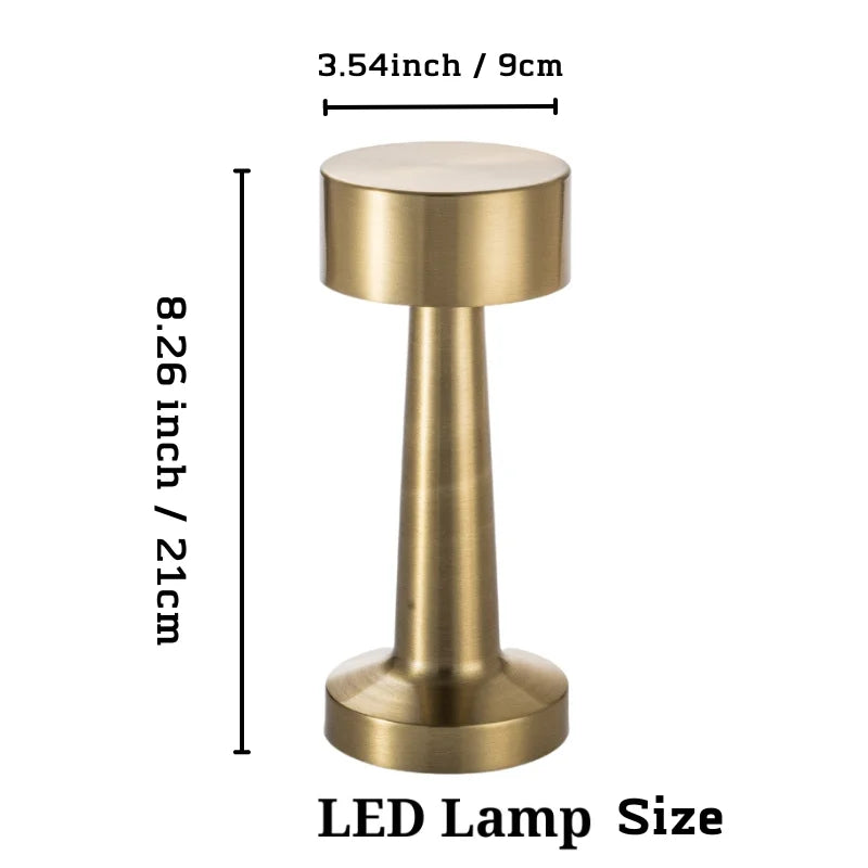 Minimalist Touch Control Metal Table Lamp – Braylen Glow