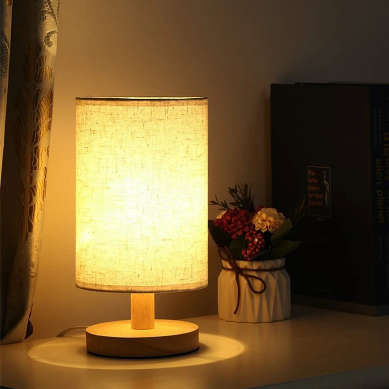 Minimalist Bamboo Table Lamp – Braylen Glow