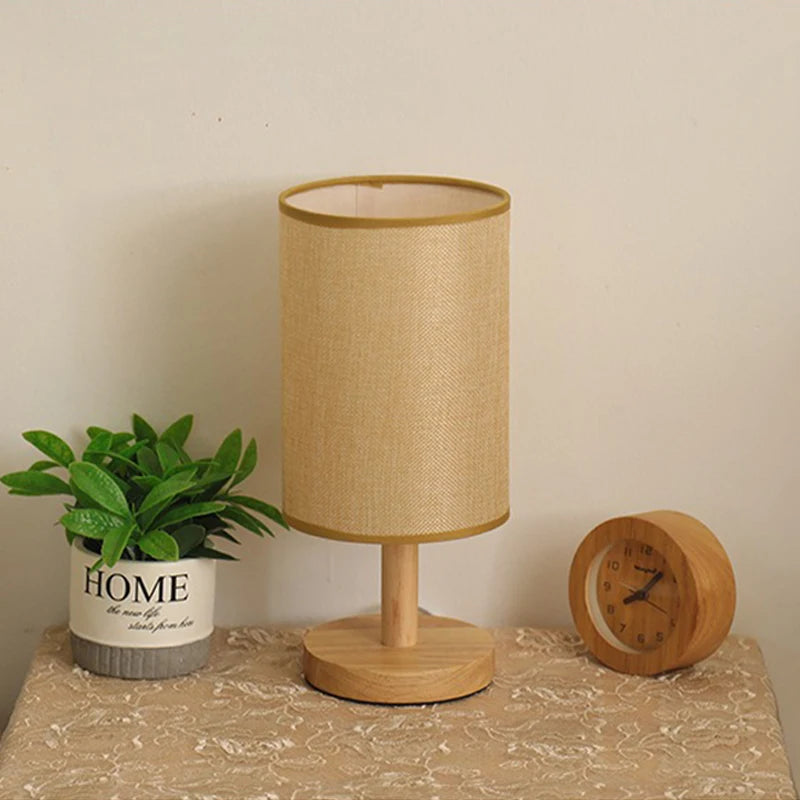 Minimalist Bamboo Table Lamp – Braylen Glow