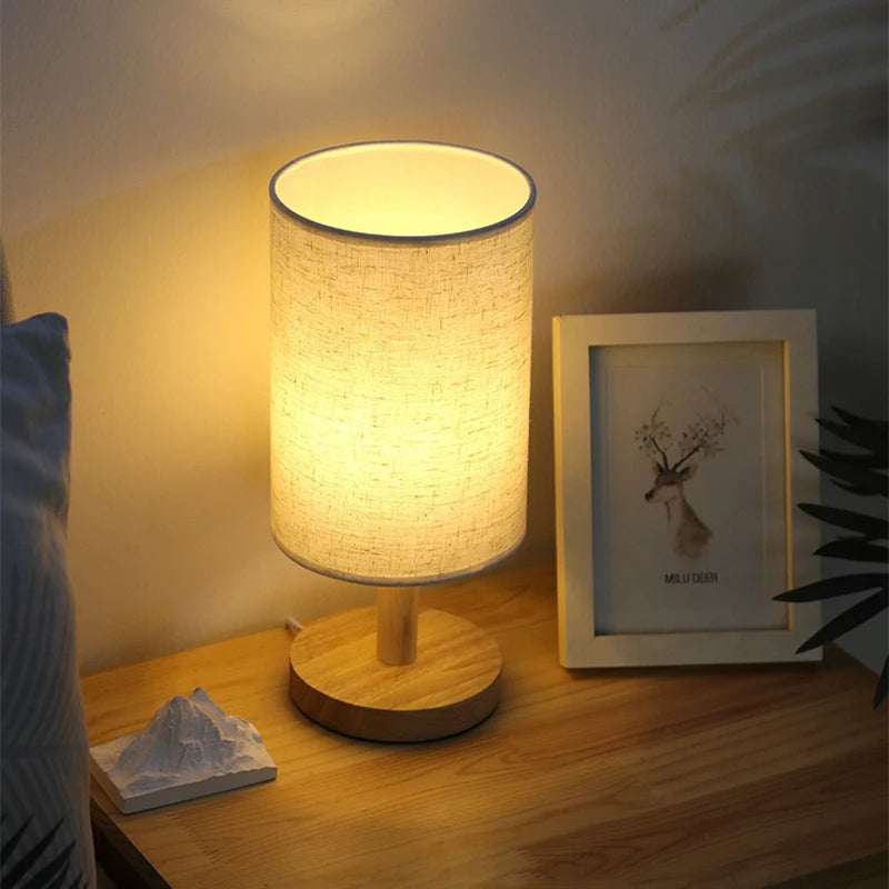 Minimalist Bamboo Table Lamp – Braylen Glow