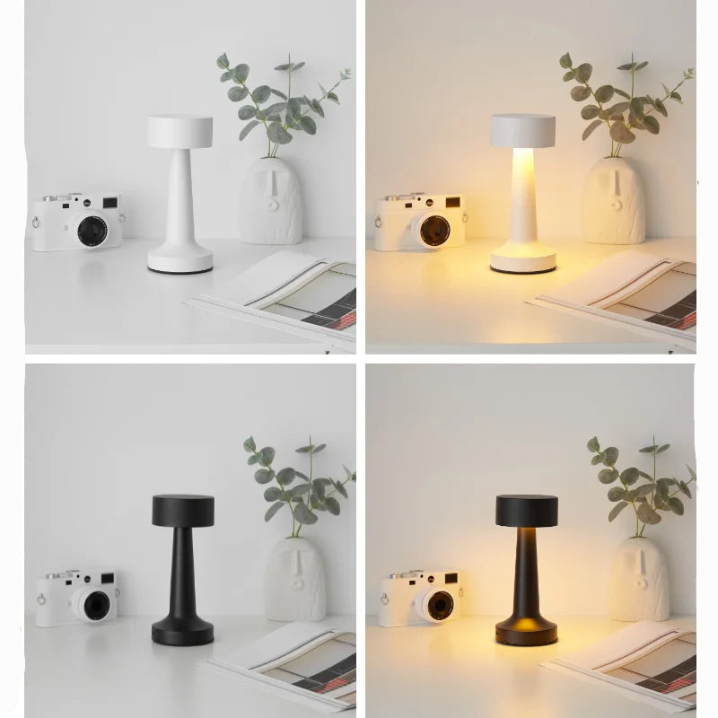 Minimalist Touch Control Metal Table Lamp – Braylen Glow