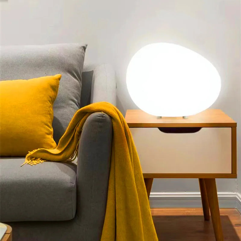 PebbleGlow™ – Minimalist LED Bedside Lamp – Braylen Glow