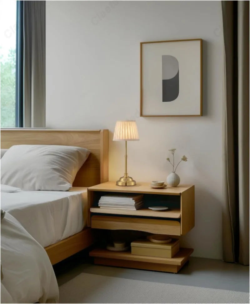 Velaria™ – Pleated Touch LED Table Lamp – by Braylen Glow
