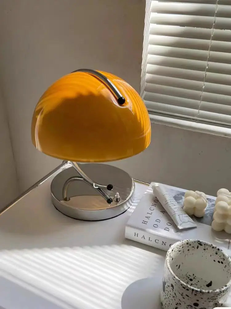 Modern Mushroom Glass Table Lamp – Braylen Glow