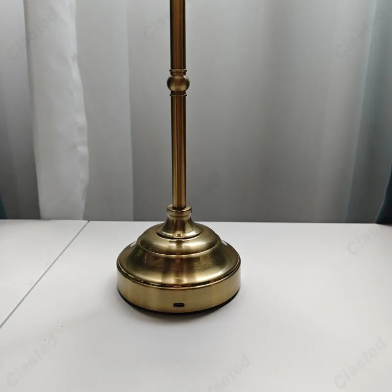 Velaria™ – Pleated Touch LED Table Lamp – by Braylen Glow