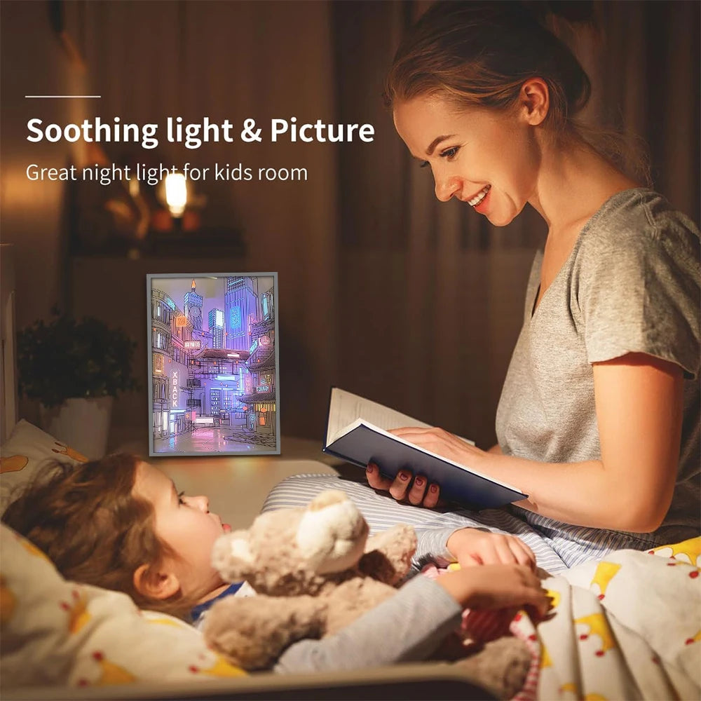Skyline Dreamlight™ – Urban Glow Frame Lamp – Braylen Glow