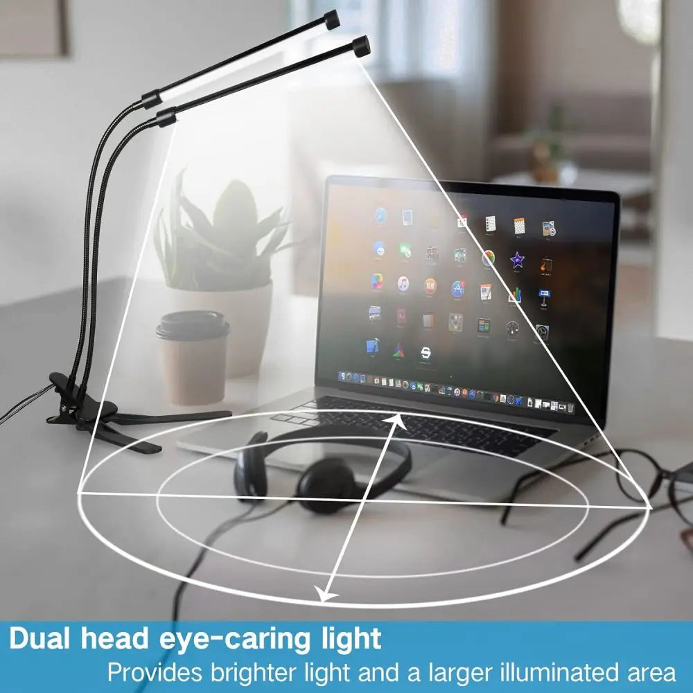 Ultra-Flexible LED Clip Desk Lamp – Braylen Glow