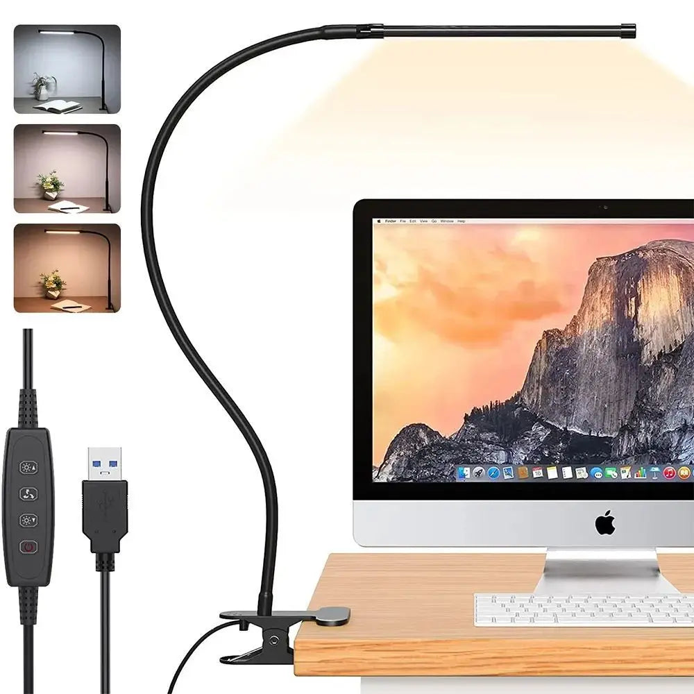 Ultra-Flexible LED Clip Desk Lamp – Braylen Glow