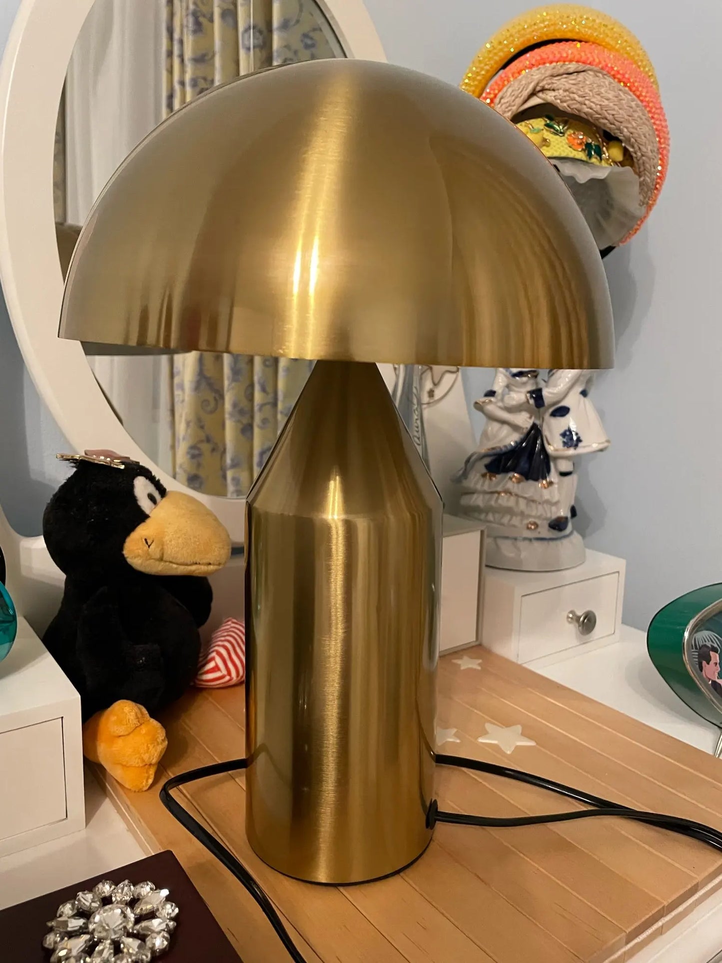 Golden Dome Retro Table Lamp – Braylen Glow