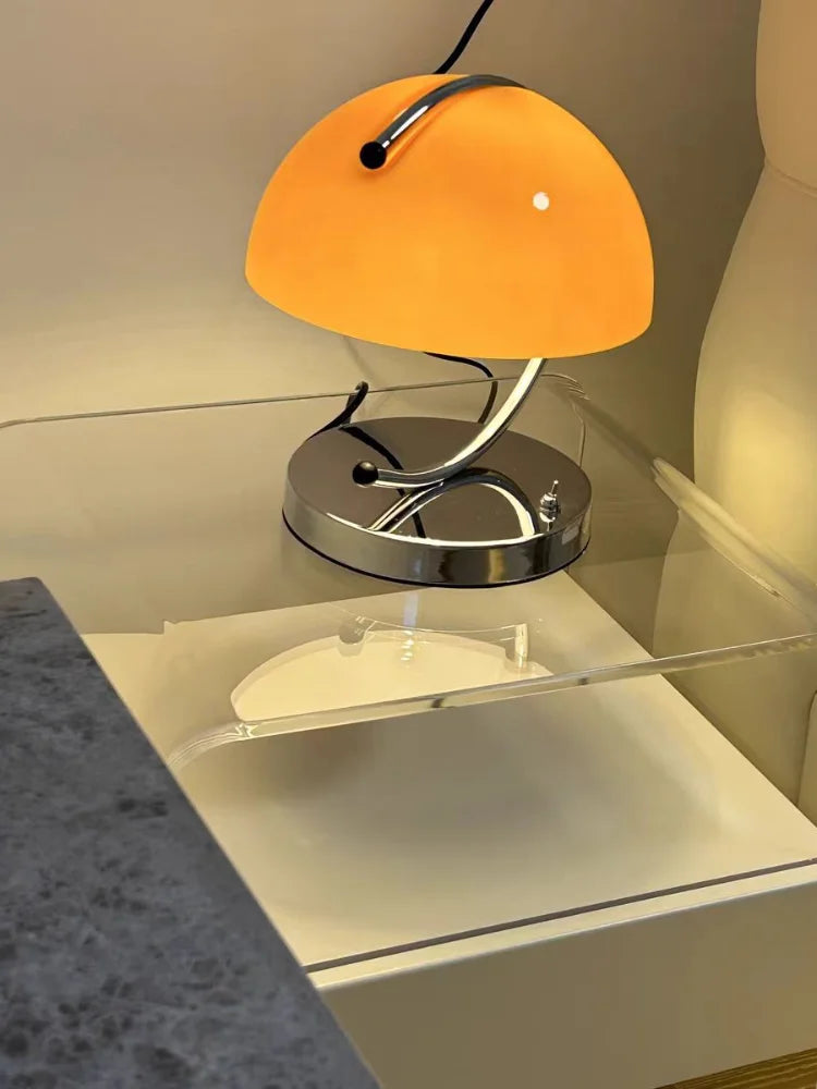 Modern Mushroom Glass Table Lamp – Braylen Glow