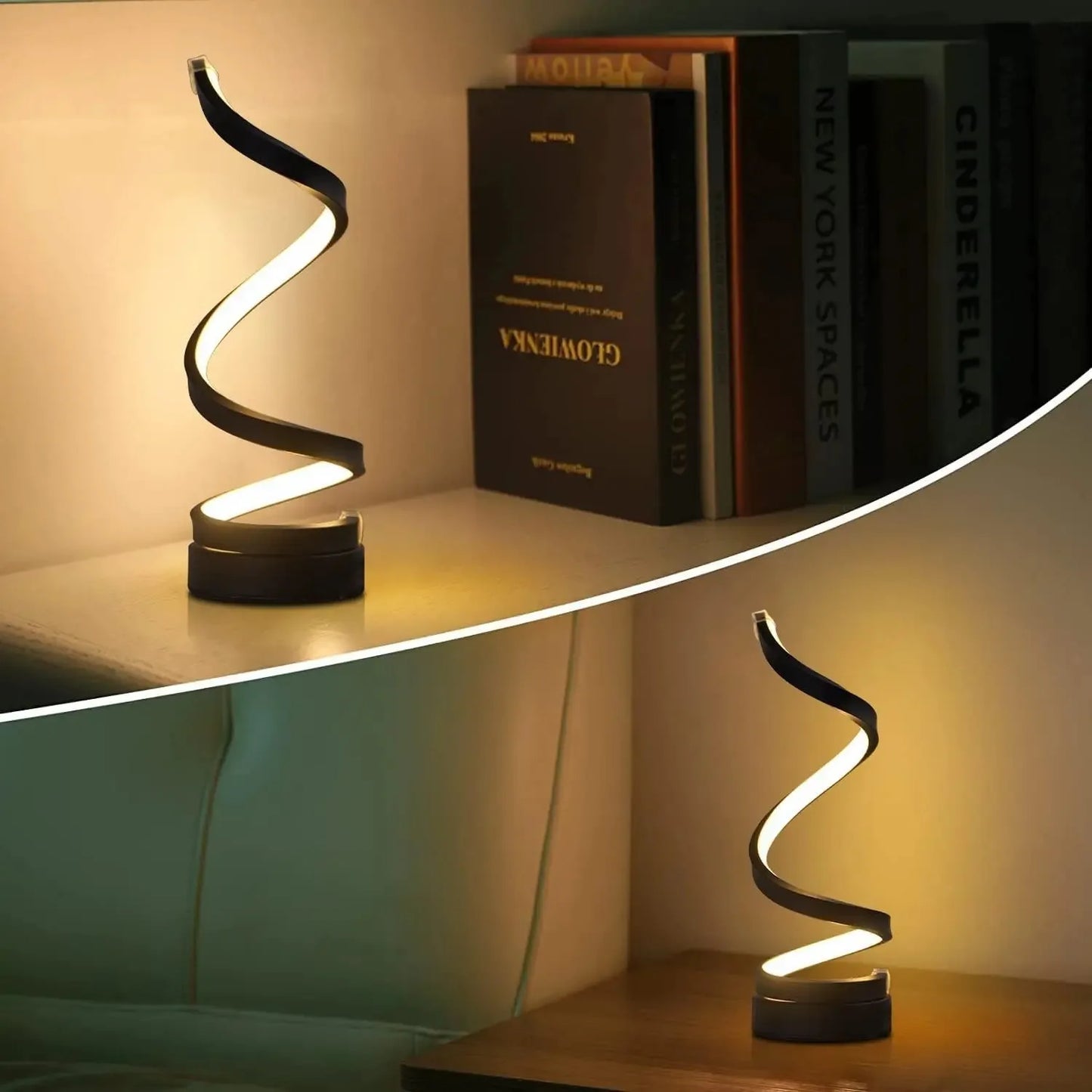 Spiral Glow LED Table Lamp – Braylen Glow