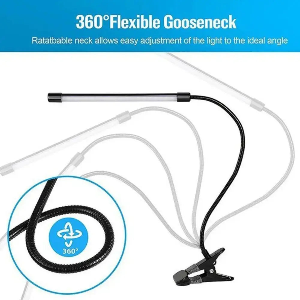Ultra-Flexible LED Clip Desk Lamp – Braylen Glow