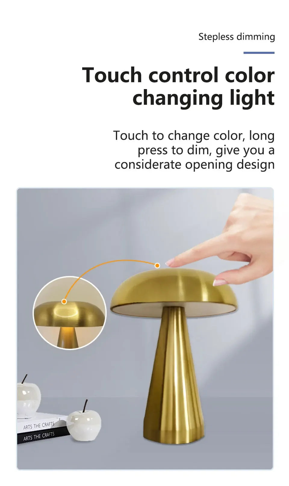 Glow Mushroom Touch Lamp – Braylen Glow