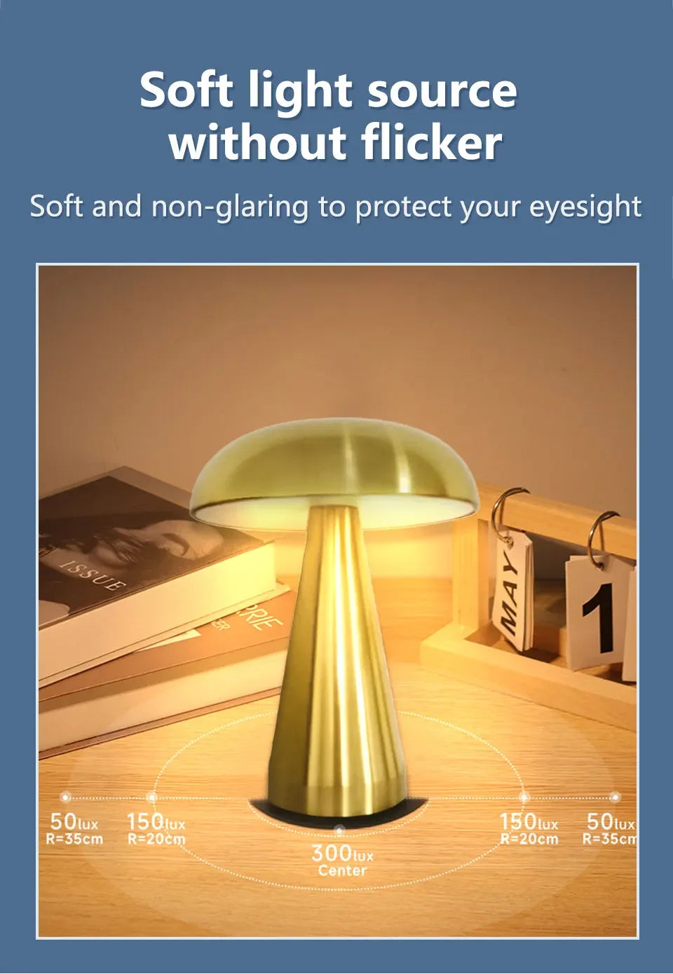 Glow Mushroom Touch Lamp – Braylen Glow