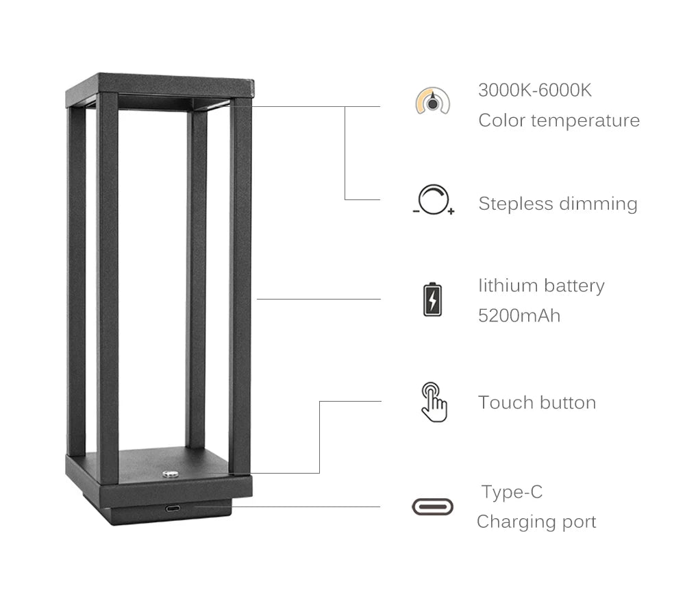 Skyline Touch LED Table Lamp – Braylen Glow