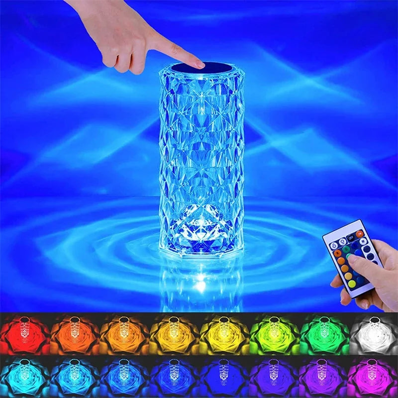 Crystal Aura Touch Lamp – Braylen Glow