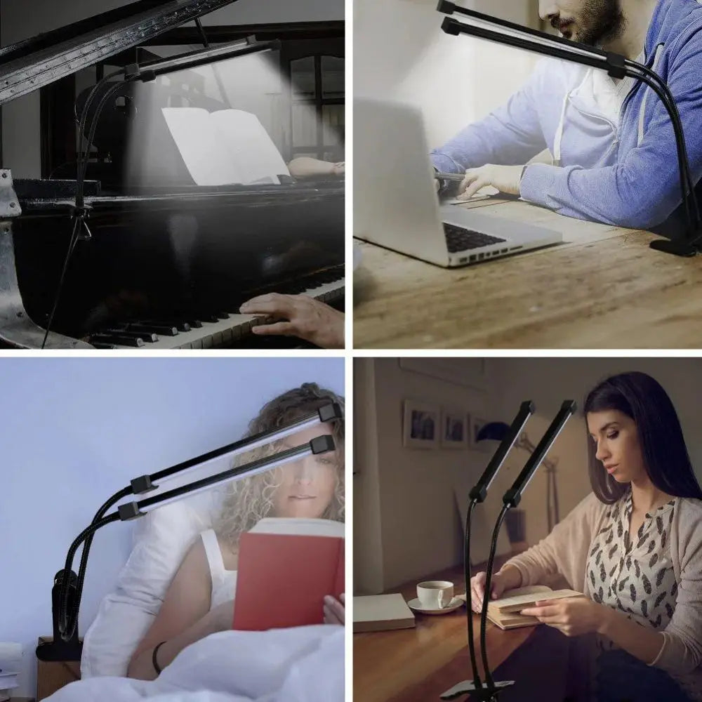 Ultra-Flexible LED Clip Desk Lamp – Braylen Glow