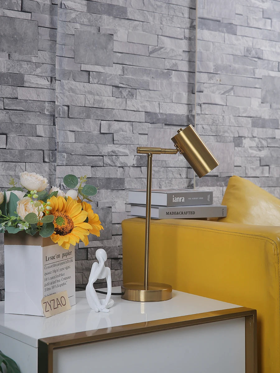 Golden Focus™ – Minimalist Study Desk Lamp – Braylen Glow