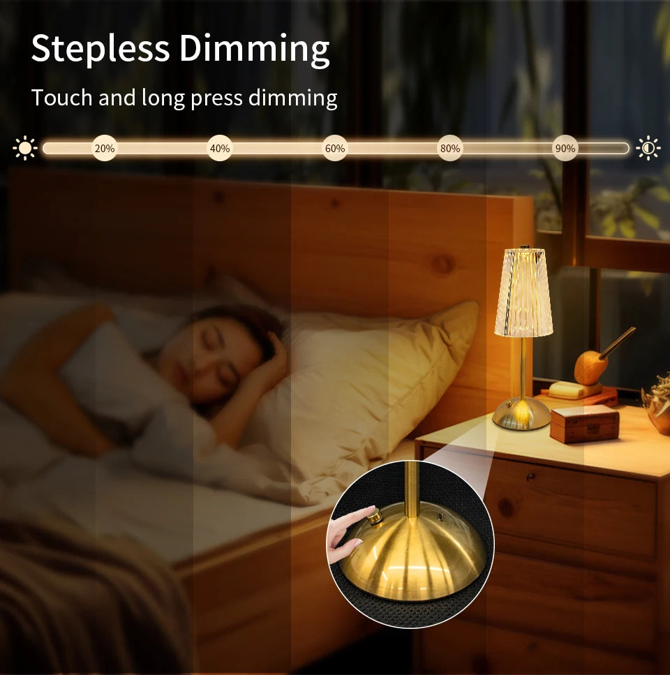 Touch Dome LED Table Lamp – Braylen Glow