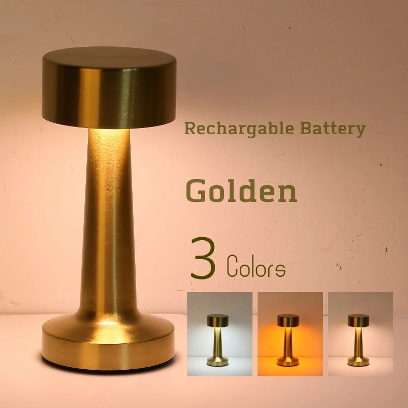 Minimalist Touch Control Metal Table Lamp – Braylen Glow
