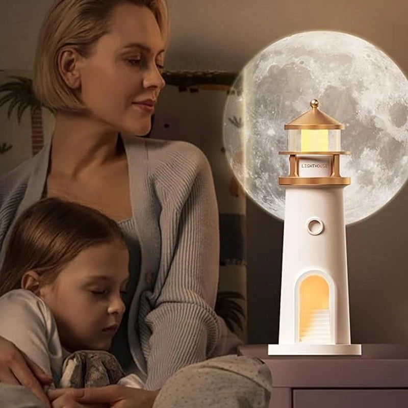 Moonlight Lighthouse Projection Lamp – Braylen Glow