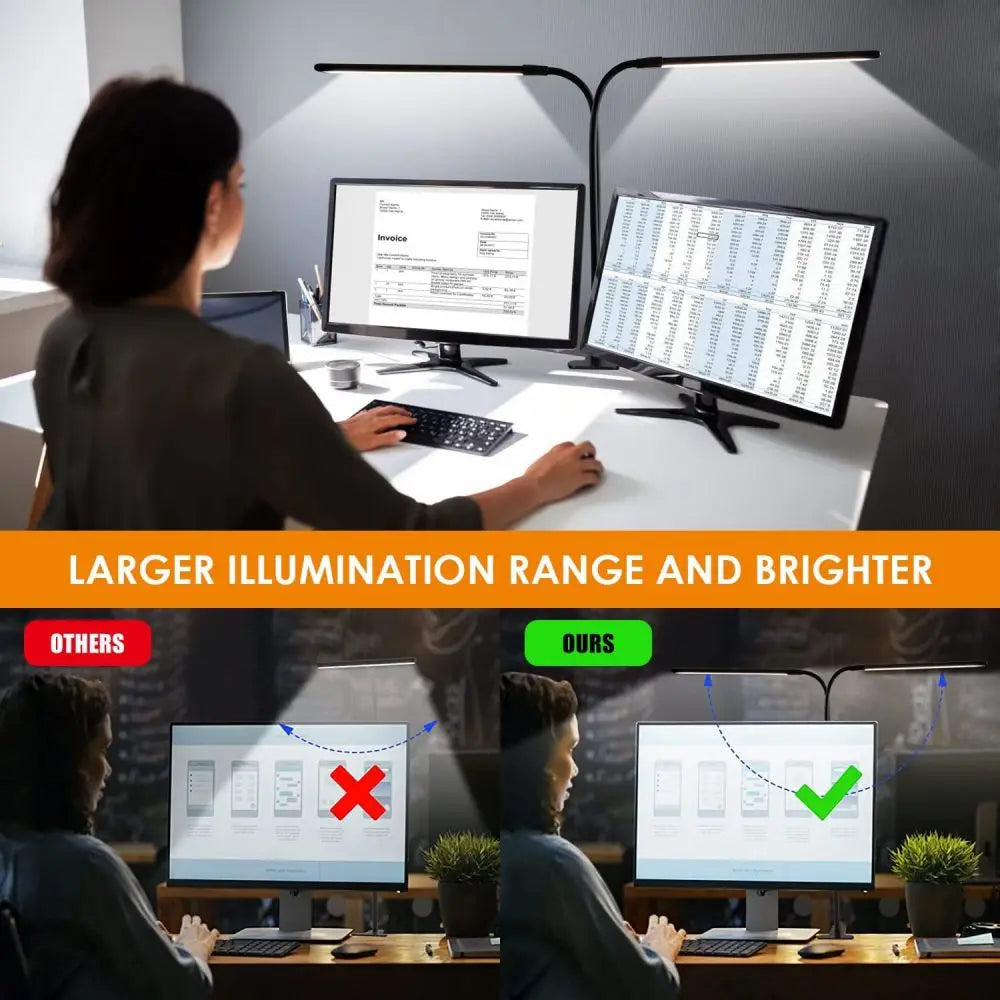 Ultra-Flexible LED Clip Desk Lamp – Braylen Glow