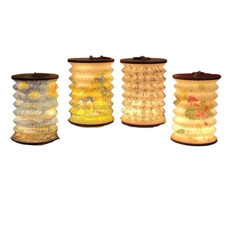 Foldable Lantern Lamp – USB Rechargeable Warm Light