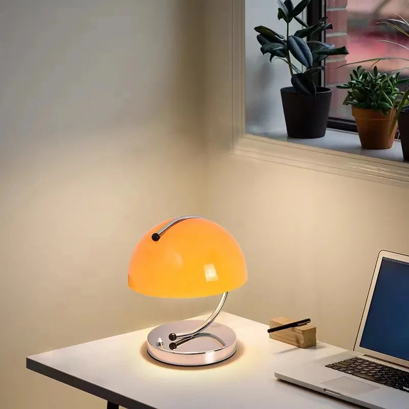 Modern Mushroom Glass Table Lamp – Braylen Glow