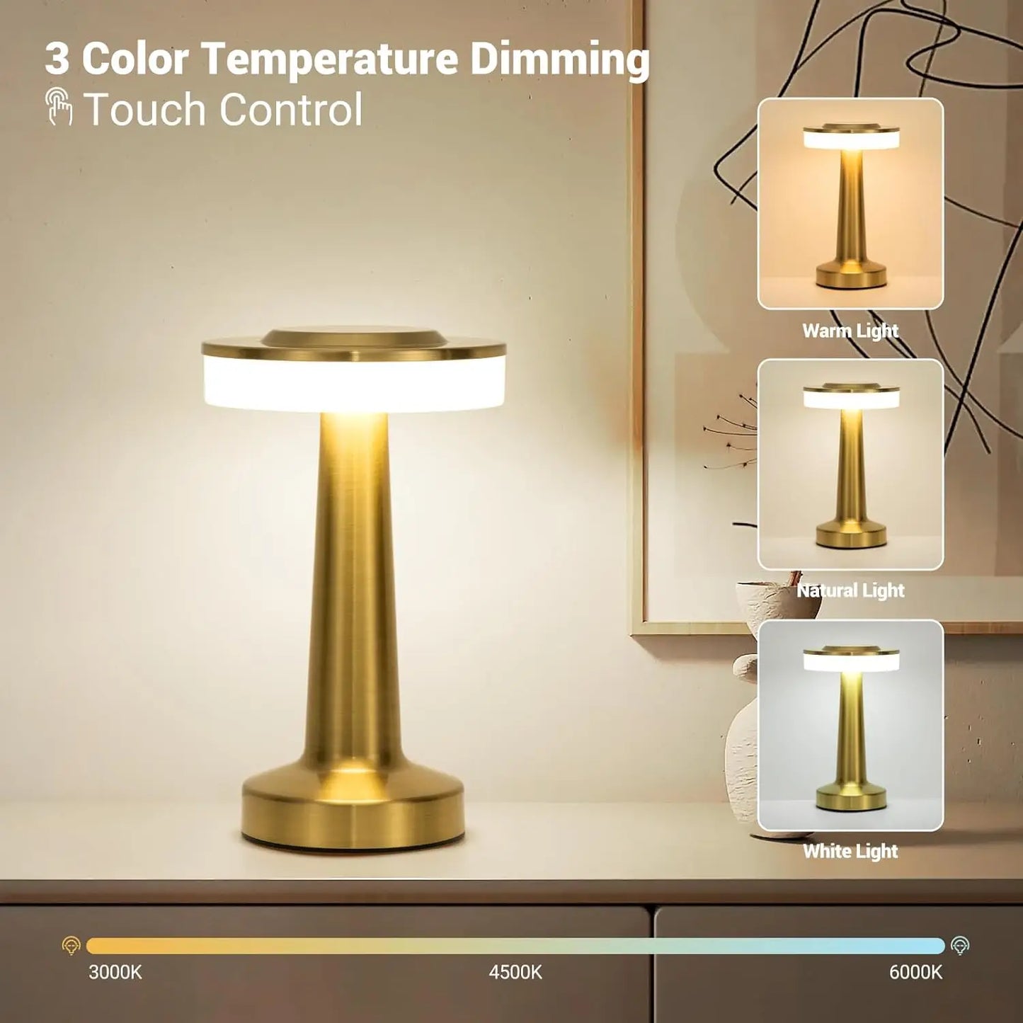 AuroraTouch™ – Luxe Ambient LED Table Lamp