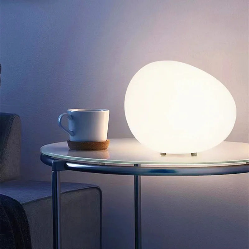 PebbleGlow™ – Minimalist LED Bedside Lamp – Braylen Glow