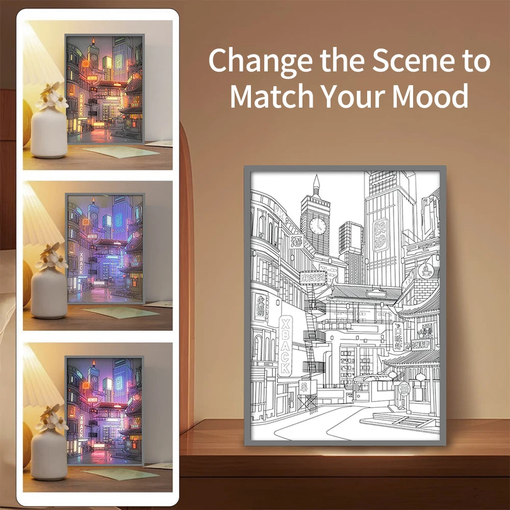 Skyline Dreamlight™ – Urban Glow Frame Lamp – Braylen Glow