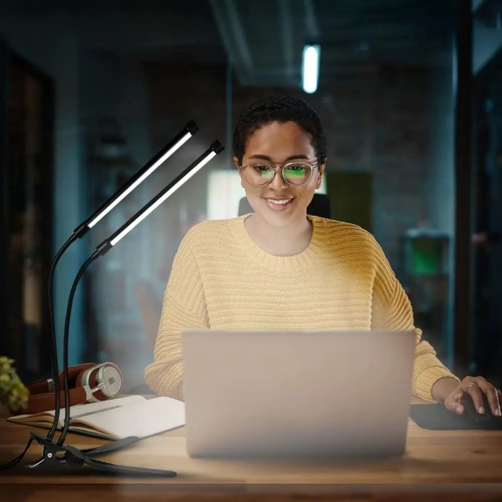 Ultra-Flexible LED Clip Desk Lamp – Braylen Glow
