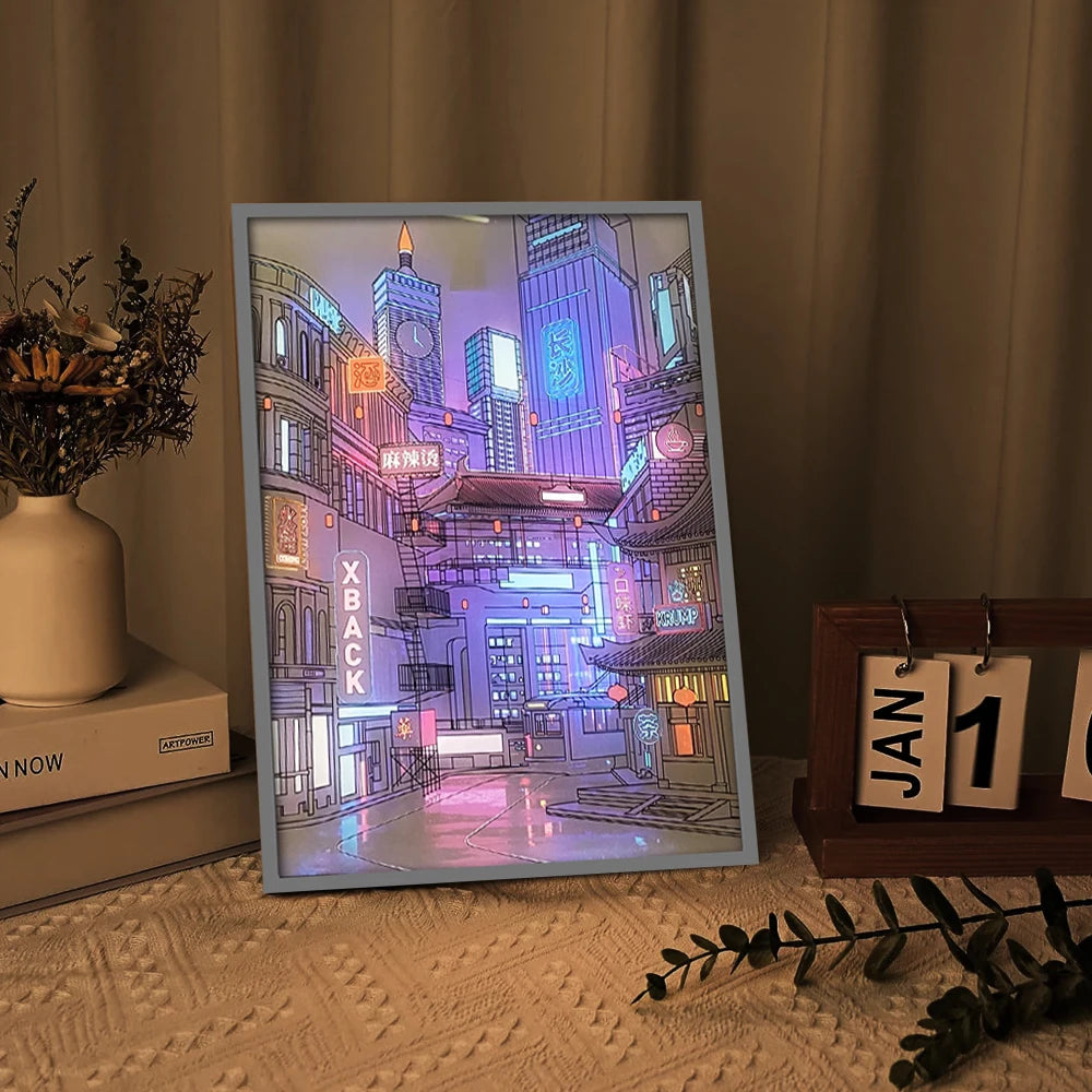 Skyline Dreamlight™ – Urban Glow Frame Lamp – Braylen Glow