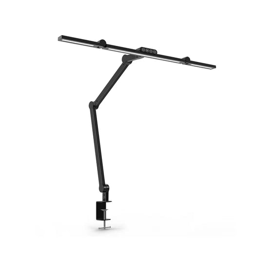 Clamp Monitor Desk Lamp – Triple LED Bar, Auto-Dimming, Anti-Glare Light for Dual Screens & Home Office