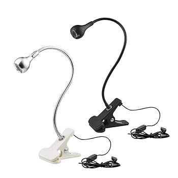 Clip-On LED Reading Light – USB Powered with Flexible Gooseneck & Anti-Glare Beam