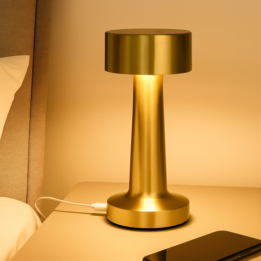 Minimalist Touch Control Metal Table Lamp – Braylen Glow
