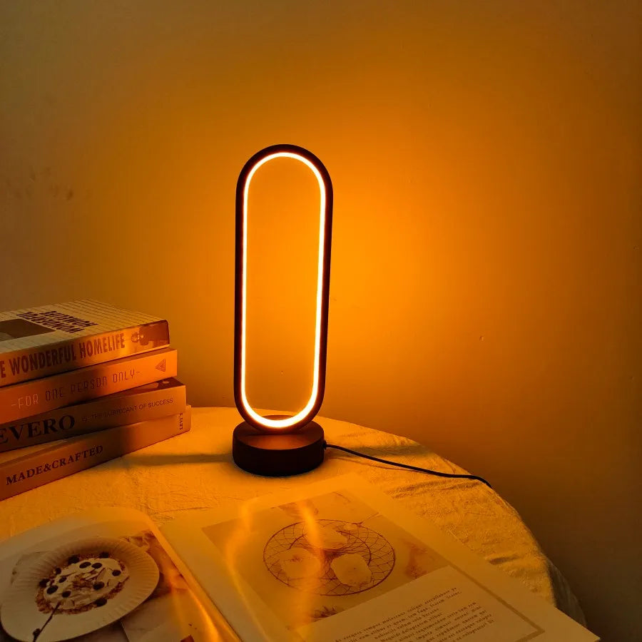 Modern Loop LED Table Lamp – Braylen Glow