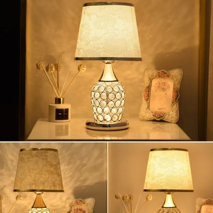 Golden Glow Crystal Table Lamp – Braylen Glow