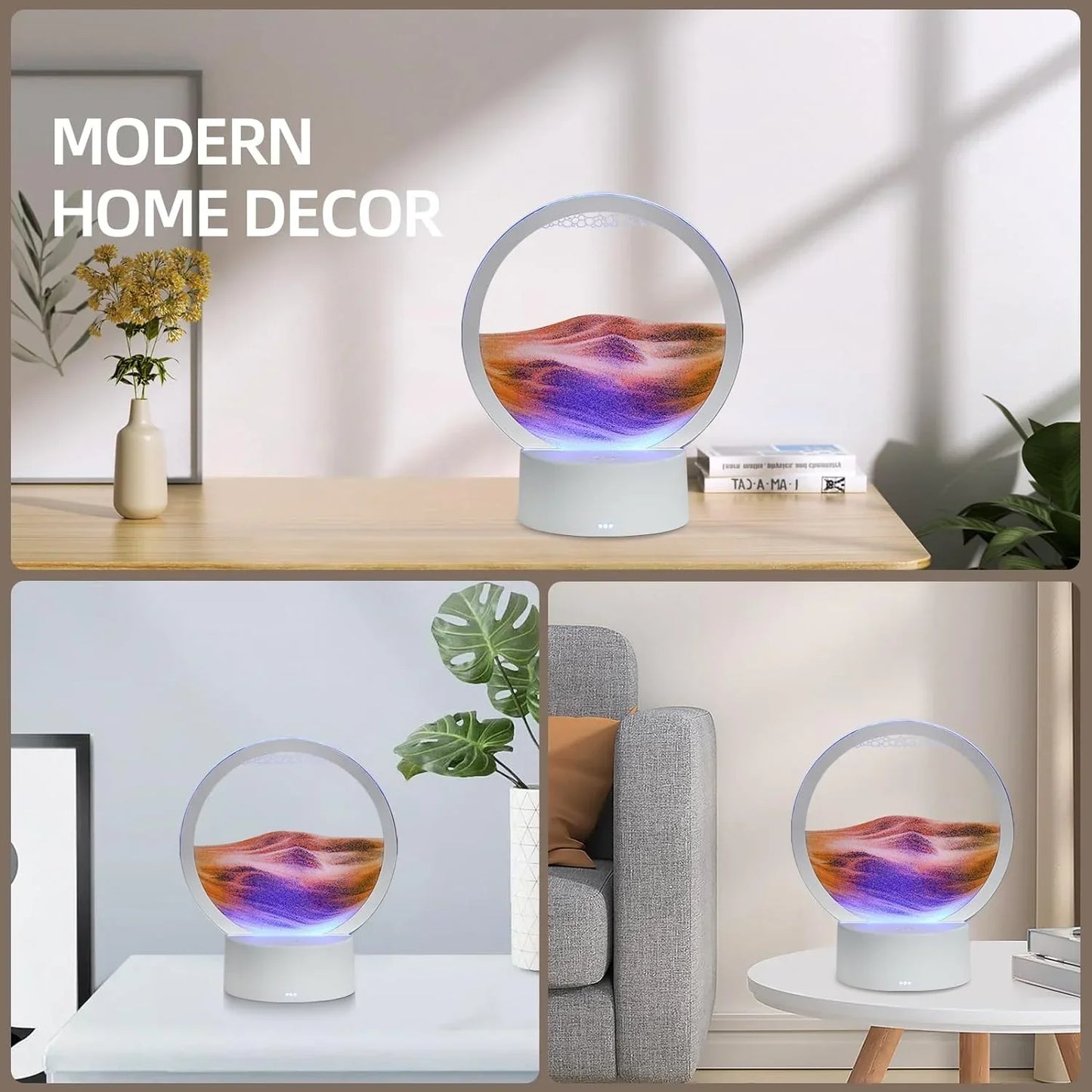 SerenitySand™ – 3D LED Quicksand Ambient Lamp – Braylen Glow