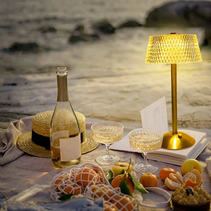 Golden Touch Crystal Lamp – Braylen Glow