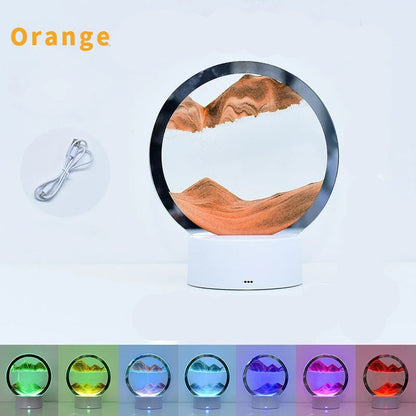 SerenitySand™ – 3D LED Quicksand Ambient Lamp – Braylen Glow